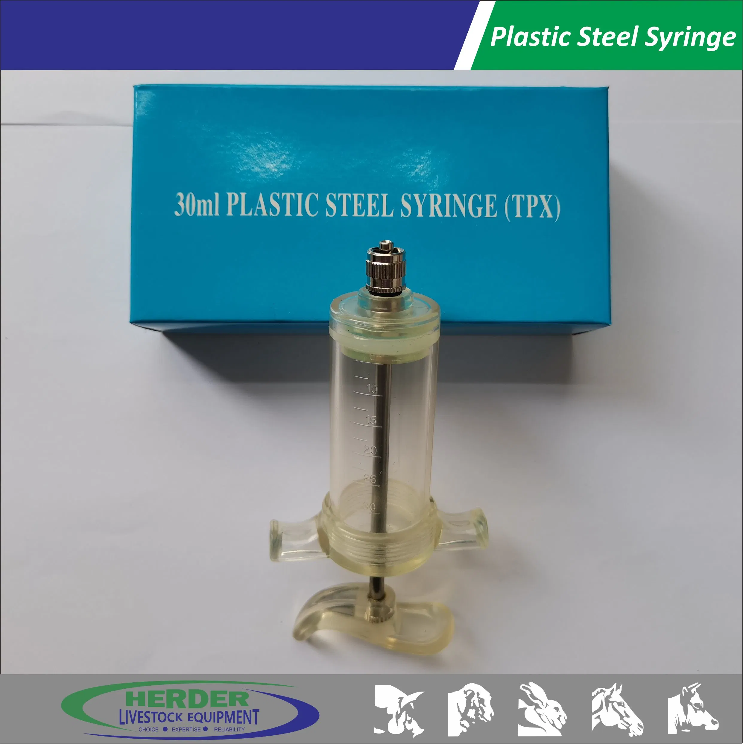 Livestock Animal Veterinary Syringe Vaccine Syringe Medical Injector