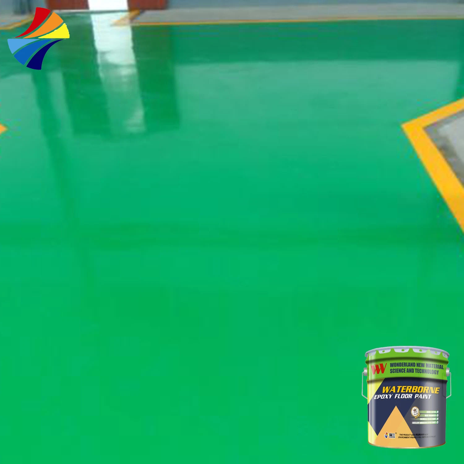 We-8645 Anti-Floating Color Waterborne Epoxy Curing Agent for Flooring Coating