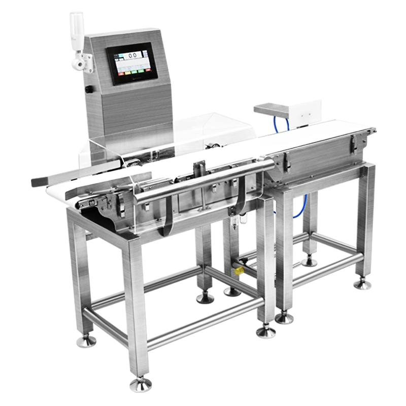 OEM Custom Combined Machine Food Metal Detector and Checkweigher with Pusher Rejector