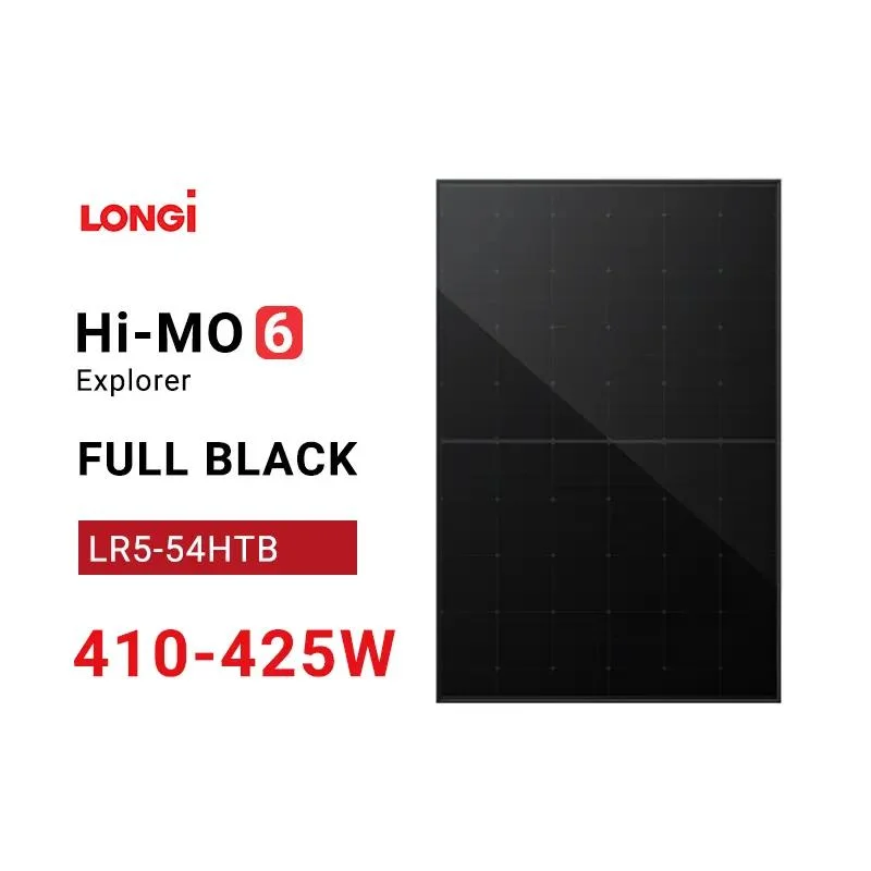 Hot Sale Longi Hi Mo 6 Explorer 410W 415W 420W 425W 450W Full Black Solar Panels Roof Mono Solar Panel for Solar Mounting System