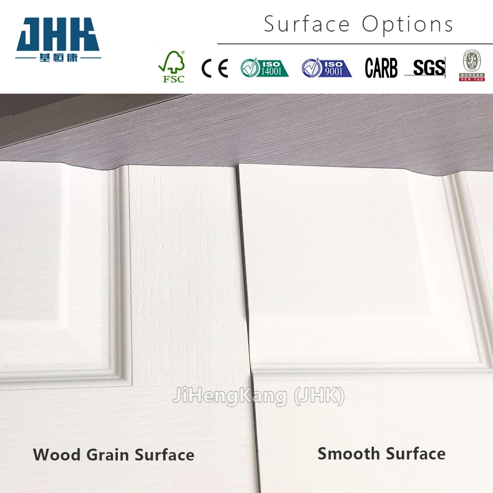 Jhk-Sk05-1 Solid Wood Grain Interior MDF Hollow Whiter Primer Door