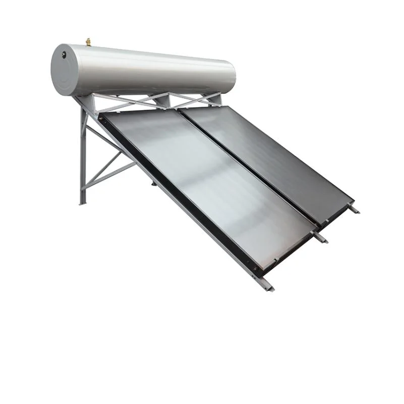 Sistema de aquecimento solar em aço inoxidável para credenciais domésticas sem pressão Conjunto completo de aquecedor de painel solar pressurizado