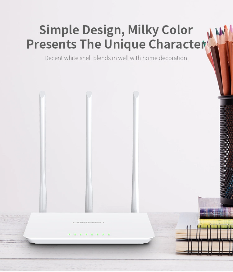 High quality/High cost performance Wireless Router 3 Antenna 300Mbps High Speed Wireless WiFi Router with RJ45 Port