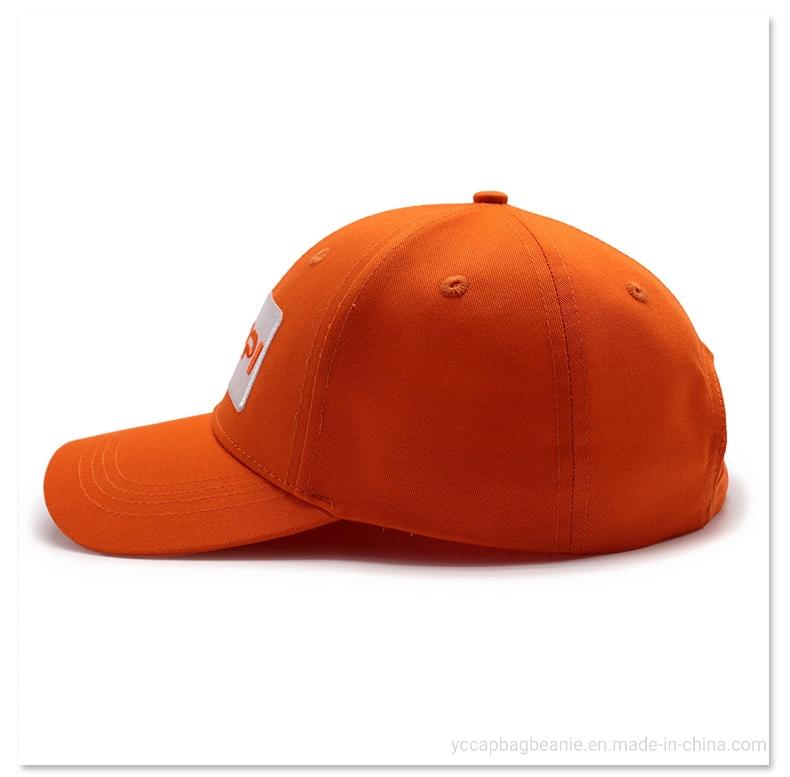 Promoción personalizada Classic 6 Panel Appliqure Emrbroidery Baseball Hat Cap