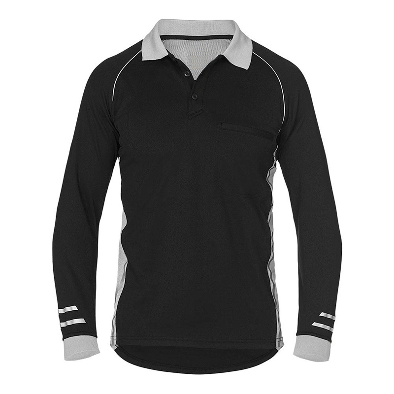 Logo personnalisé de haute qualité uniforme de couleur de contraste de l'entreprise de travail polyester coton Sports Polo Shirt Mens refléter