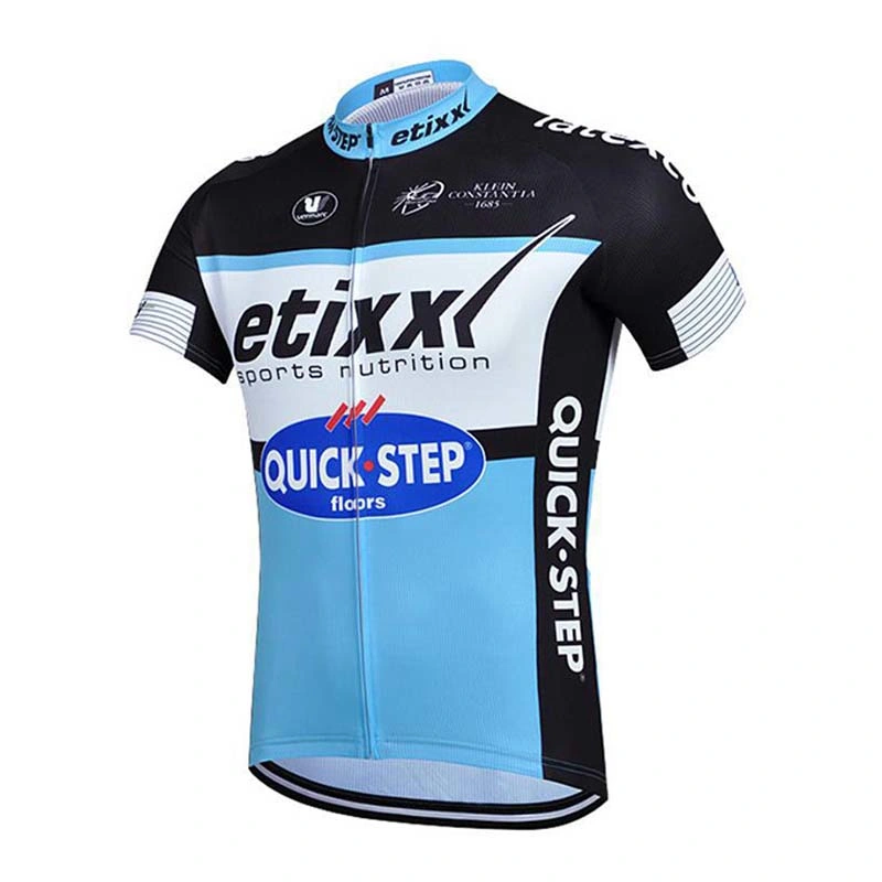 Commerce de gros de haute qualité respirable Quick Dry Tissu Lycra sports cyclisme Shirt