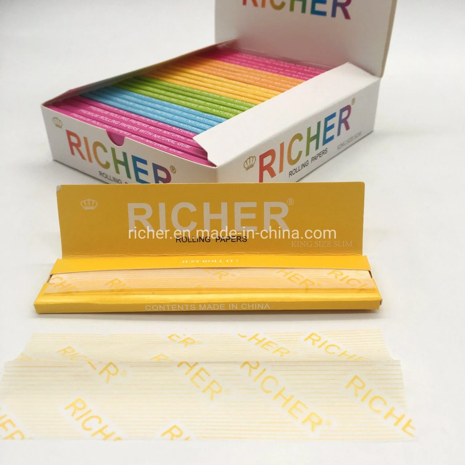 Richer FDA Approved Colorful Printing Smoking Rolling Papers