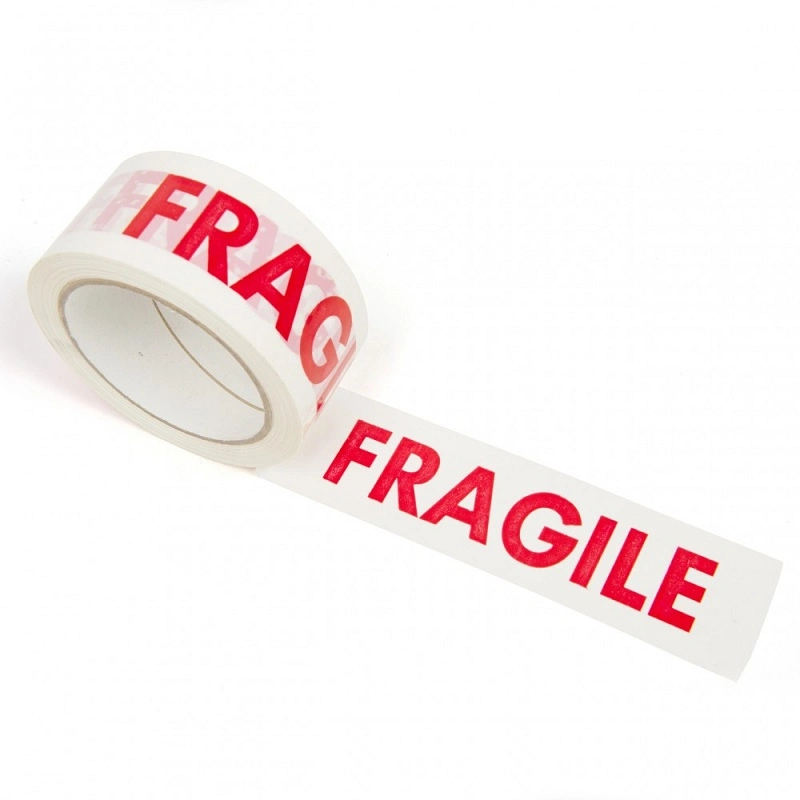 Shipping Tape Custom Logo Novelty Fragile Handle with Care Printed BOPP Packing Tape