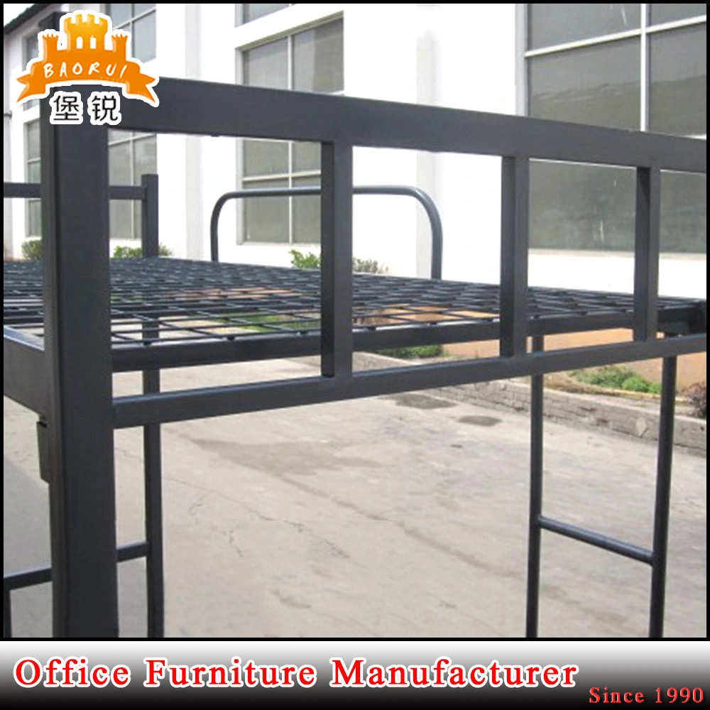 Simple Assembly Iron Double Deck Bed Wholesale/Supplier Metal Bed Frames for Adults