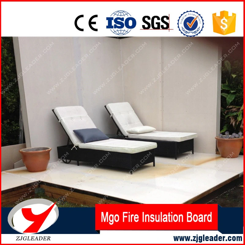 Durable Sanded MGO Board Fireproof Building Material with Color Blue