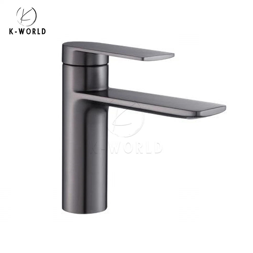 K-mundo de la cuenca de latón de una sola palanca del grifo fabricantes OEM Custom Grifo lavabo rectangular China Cascada Grifo lavabo duradero