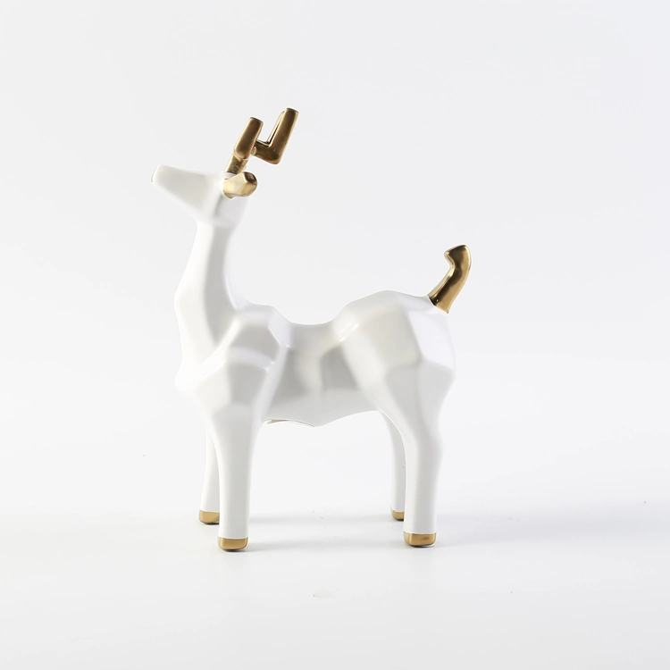 Customized Ornaments Ceramic Kids Gift Christmas Milu Deer Decoration