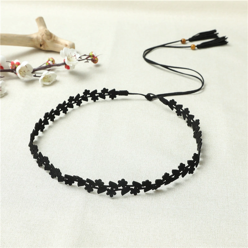 Retro Fashion Belt for Women Lady with Wax String and Glass Bugles, Resin Beads Bl-2014