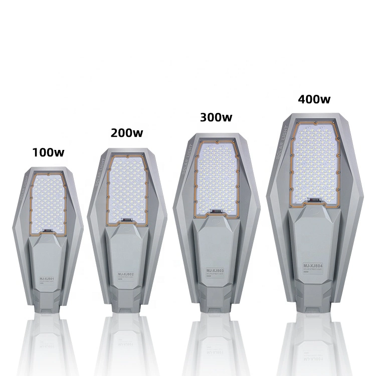 Lumière de rue LED solaire extérieure IP67 100W 200W 300W 400W, éclairage extérieur, lampe d'économie d'énergie.