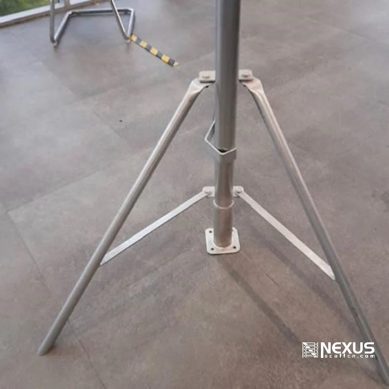 Flexible Scaffolding System Folding Tripod for Floor Props Reinforcement