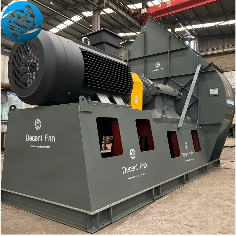 135kw Carbon Steel Stainless Steel 316 High Temperature Rapid Cooling Draft Fan Metallurgical Plant Centrifugal Fan (Y9-19/API673)