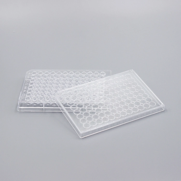 لوح PCR معدني أبيض اللون 96 جيد مع لوحة Microplate أبجدية رقمية بالكامل تنورة [دنس] [رنس] حرّة لمعمل إمداد تموين