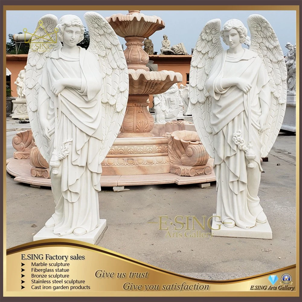 Angel Statue Headstone Granite Bench Tombstone and Monument Carvings and Sculpture