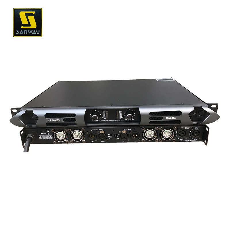 Da24K2 12600W 2 Channel 1u Amplificador de Subwoofer Profissional Classe D