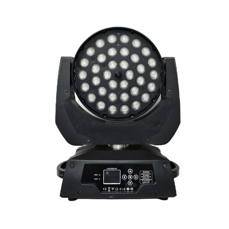 36*18W luces de escena RGBWA+UV 6en1 luces de cabezal móvil de DJ Luz DE lavado LED