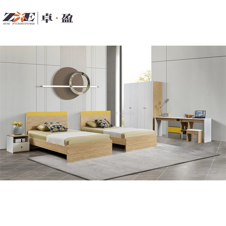 Italian Home Melamine Kids Bed Bedroom Furniture Set