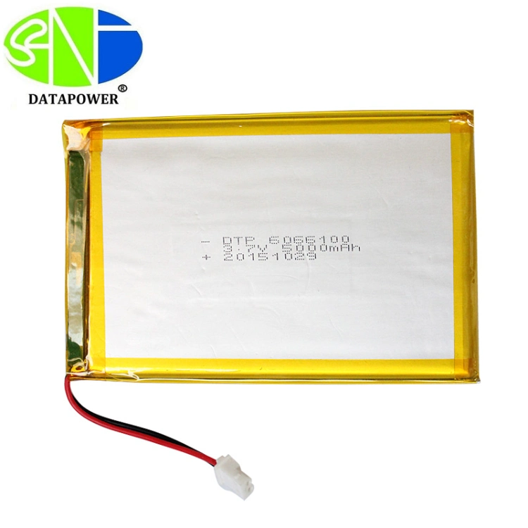 Rechargeable Dtp6066100 3.7V 5000mAh Lipo Battery for Power Bank Laptop