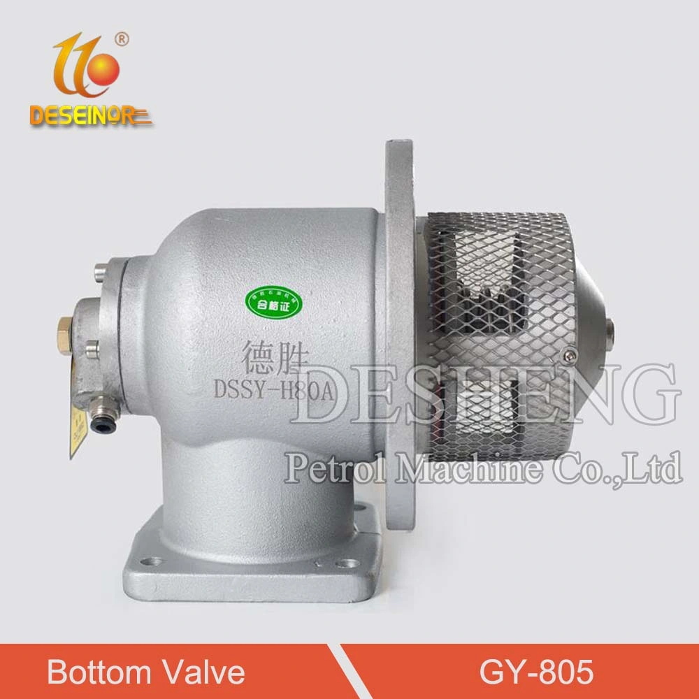 Aluminum 4inch Bottom Emergency Shut off Valve for Fuel Road Tanker Loading