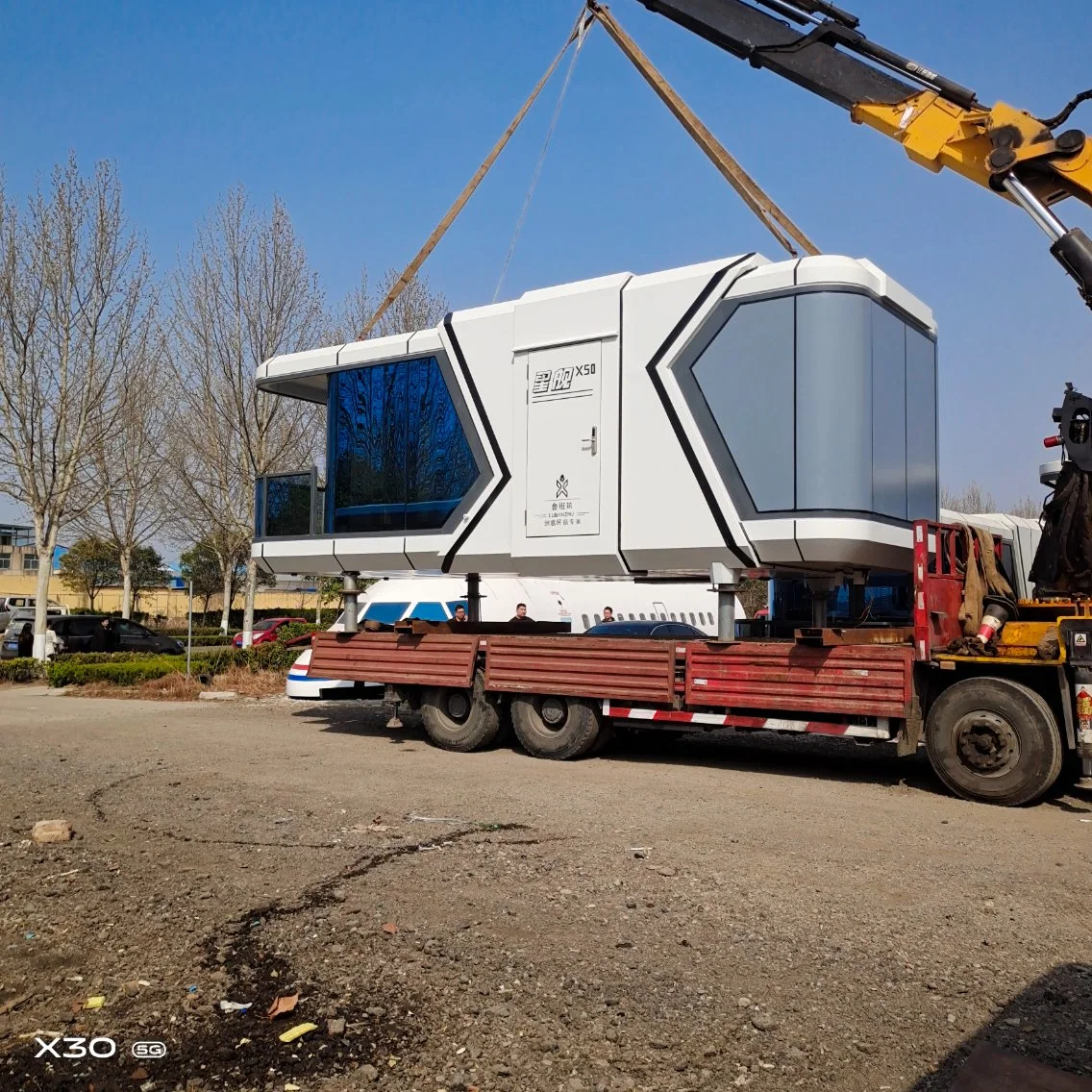 Casas de lujo portátiles Prefabricados de lujo modulares pequeñas cabañas 2 Dormitorios