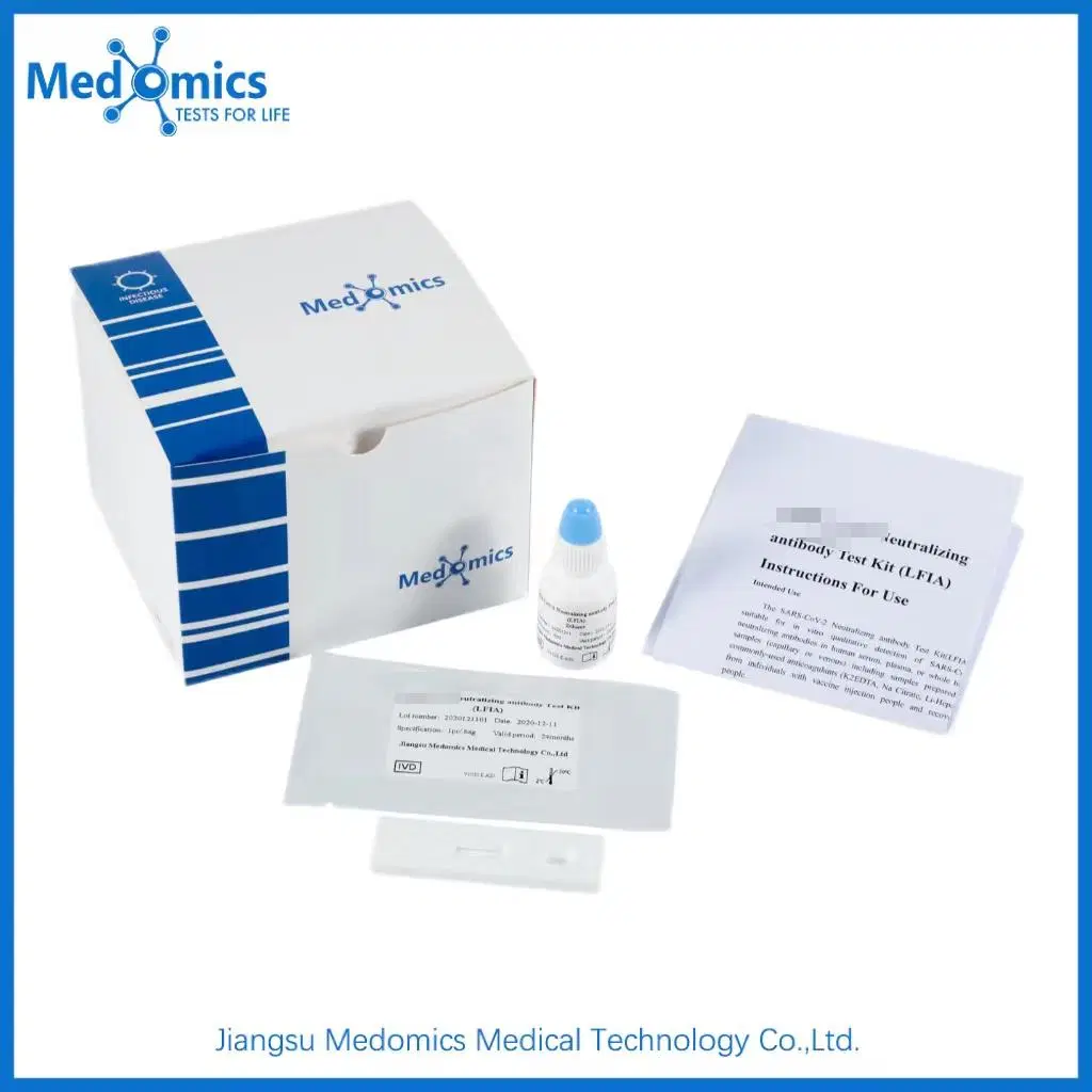 Medomics Novel C-O-R-O-N-a Virus CE Mark /Whitelist Rapid Antibody Detection Test Kit