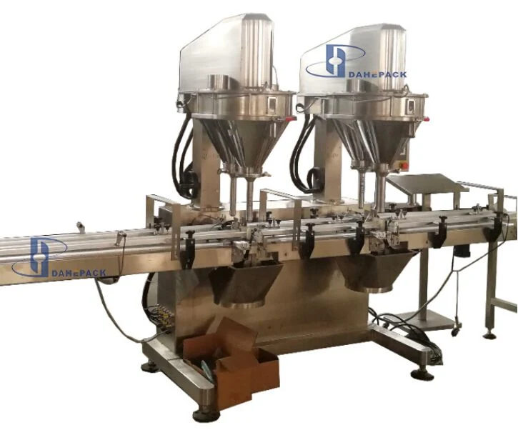 Auger Protein Powder Filler Bottling Line, Powder Bottle Packing System