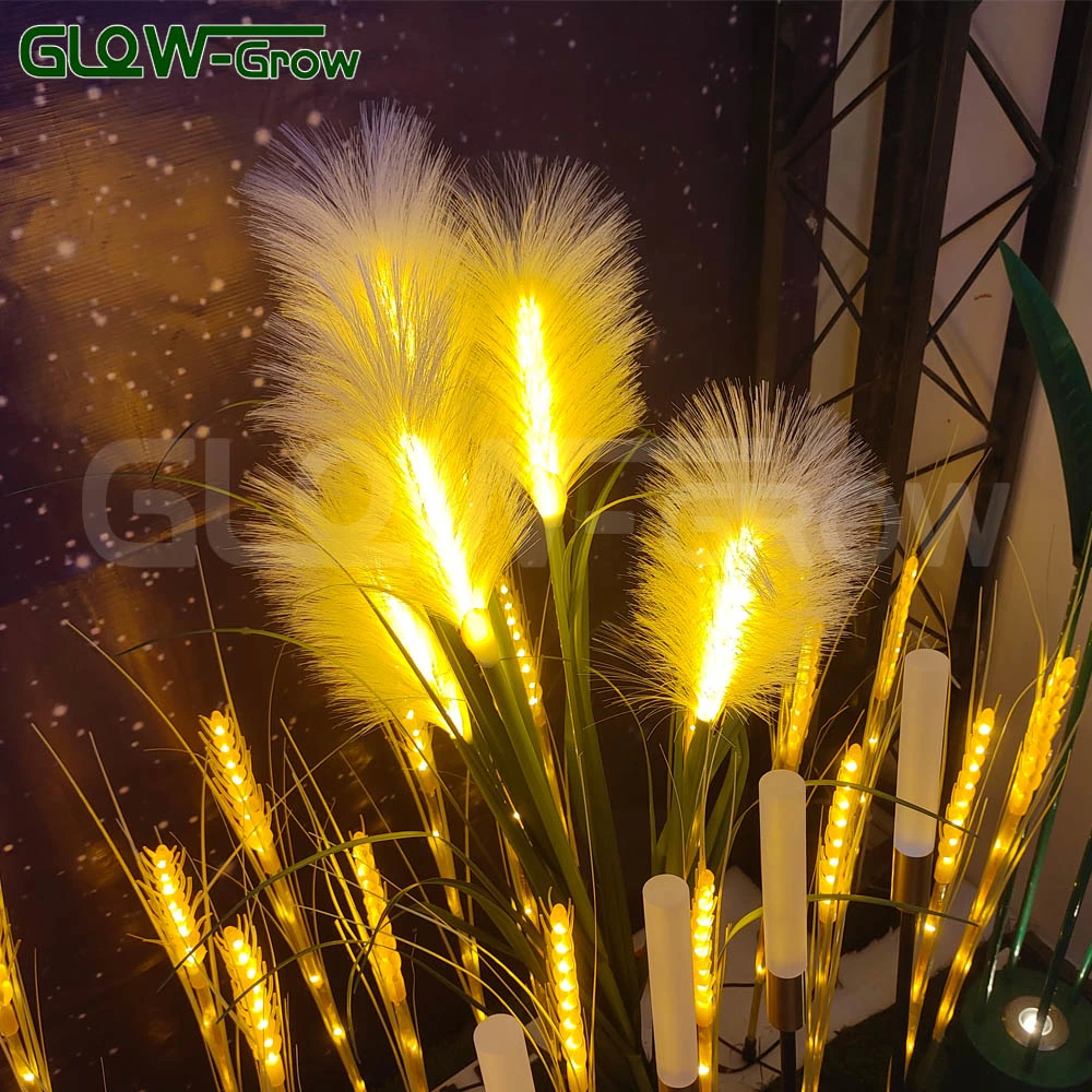 Realistic Artificial Simulated Reed Lamp LED Light for Garden Path Lawn Outdoor Use