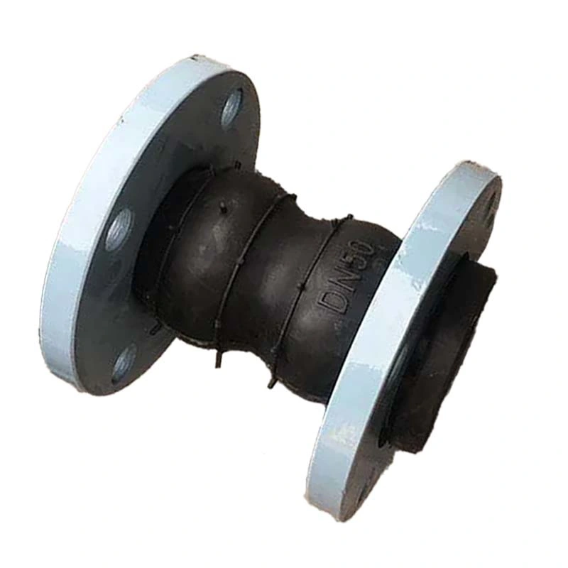 Pipe Connector Two Ball Type Rubber Joint with 316 Stainless Steel Flange