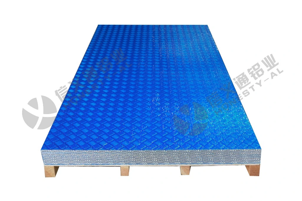 Honesty-Al 6 Series 6061 6082 T651 Diamond Aluminium Patterned Aluminium Checkered Sheet Embossed Pattern Tread Aluminum Plate