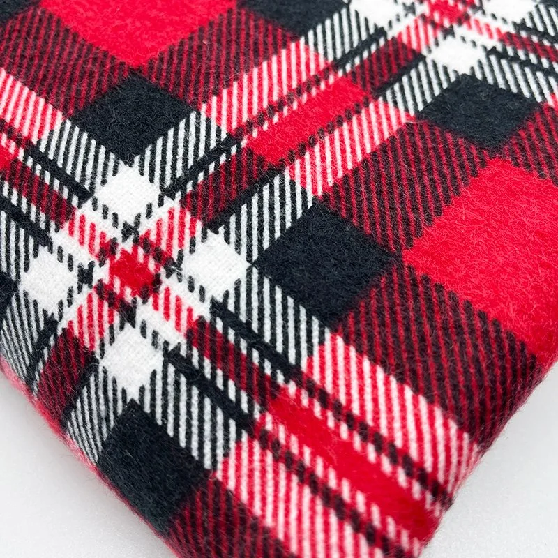 Wholesale/Supplier 100% Cotton Printed Check Style Flannel Shirting Fabric