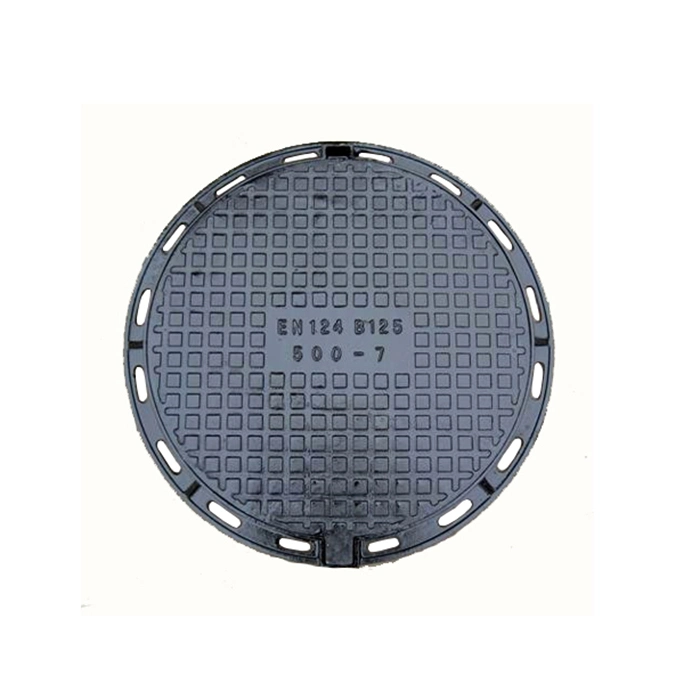 En124 Ductile Cast Iron Round Manhole Cover with Frame