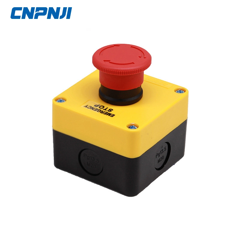 Cnpnji Emergency Button Plastic Shell Call Button Security Access Control Alarm Plastic Enclosure Switch Button Box 70*110*65mm