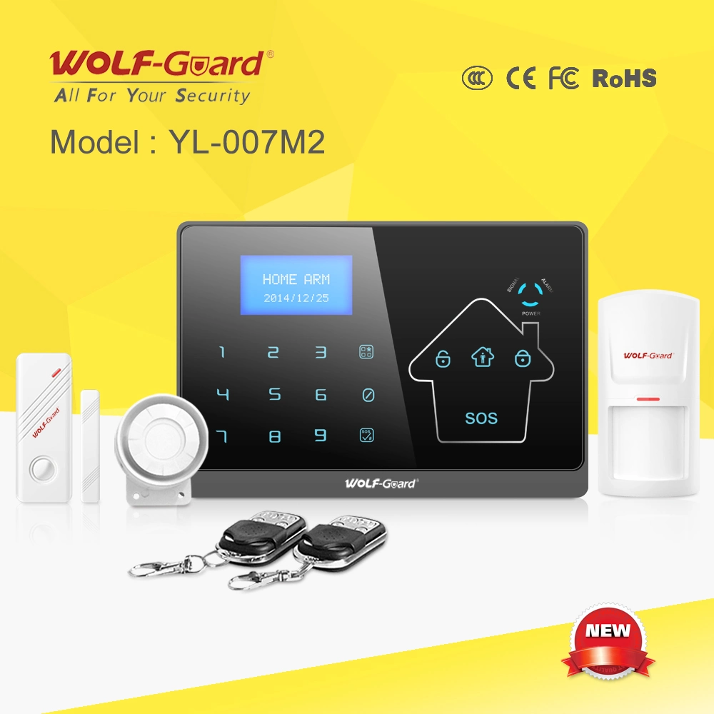 Telephone Dual-Network Smart DIY Home GSM Alarm (YL-007M2)