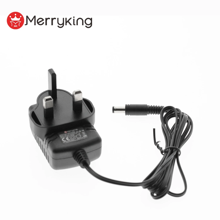 UK Market 100-240V Output 12 Volt Switching Adaptor Wall Plug 12V 1A 12W Power Supply Adapter with Ce Roh