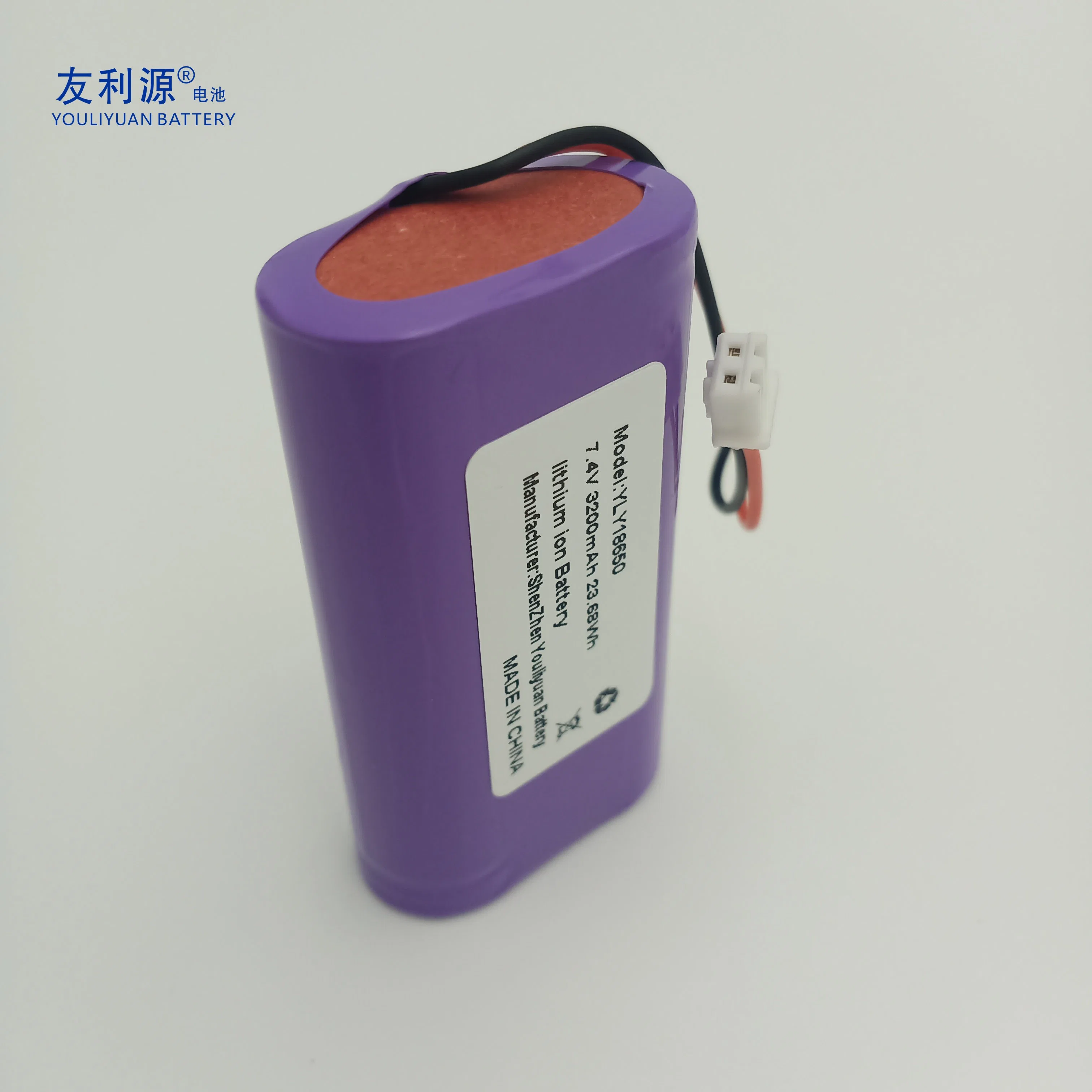 Rechargeable 2s1p 7.4V 18650 3200mAh Li-ion Battery Pack/ Lithium Battery Pack Emergency Battery Tram Battery Game Player Batteries Digital Camera Batteries