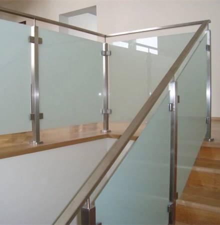 Modern House Decorative Stainless Steel Glass Railing / Staircase Railing