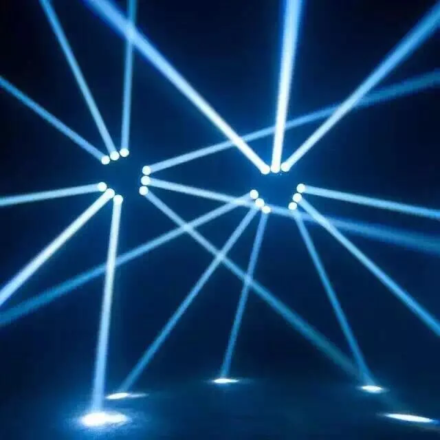 Equipamento DJ luzes de palco de luz disco LED de iluminação para férias 9 Feixe da cabeça móvel da cruzeta dos olhos