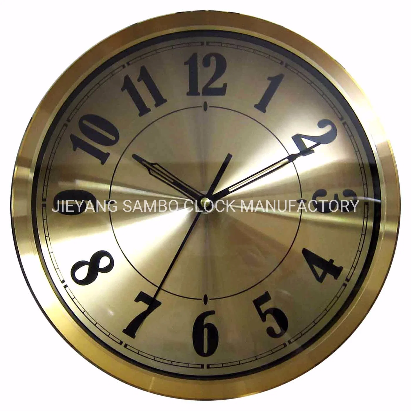 Business Gift Aluminum Frame Wall Clock for Advertising