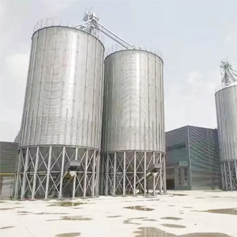 2024 galvanização de Silo de grão de aço inoxidável para pá de armazenamento de milho Arroz Silo