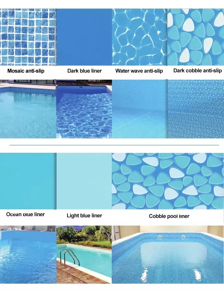 Pool Accessories Non-Slip Vinyl Liners Mosaic PVC Liner