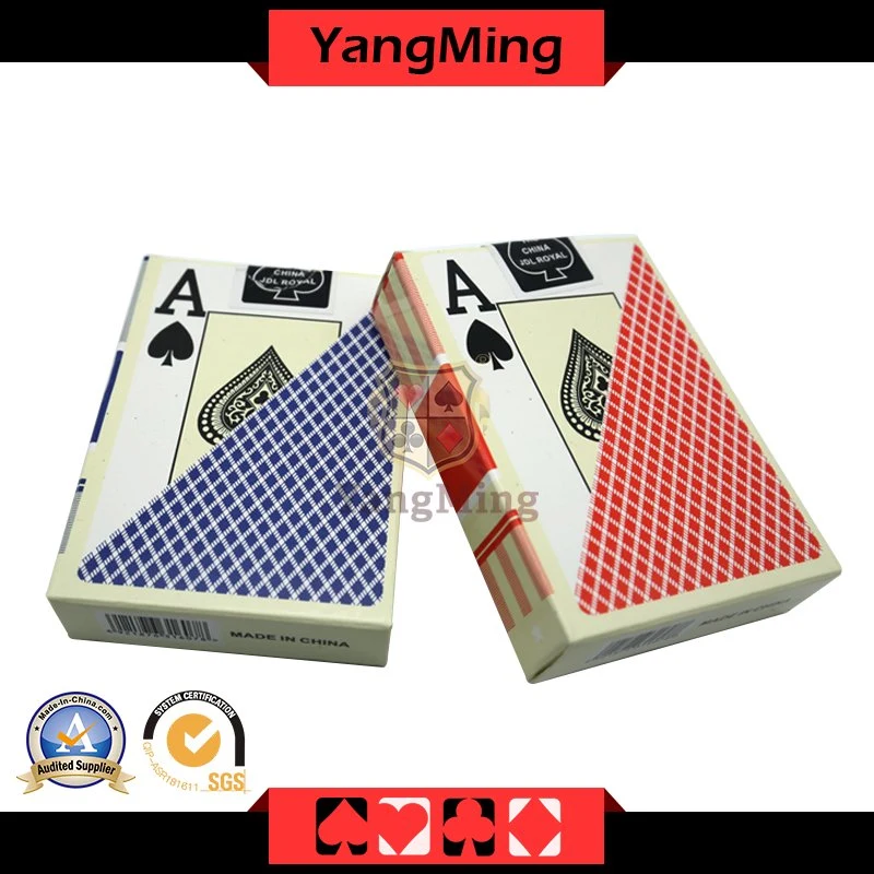 Gambling Club 100% PVC Plastic Playing Cards Texas Scrub Characters Playing Card (YM-PC04)