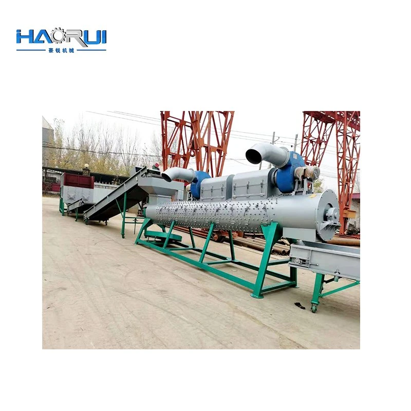 Haorui High Capacity Plastic Washing Dry Machinery Pet Bottle Recycling Line Machine