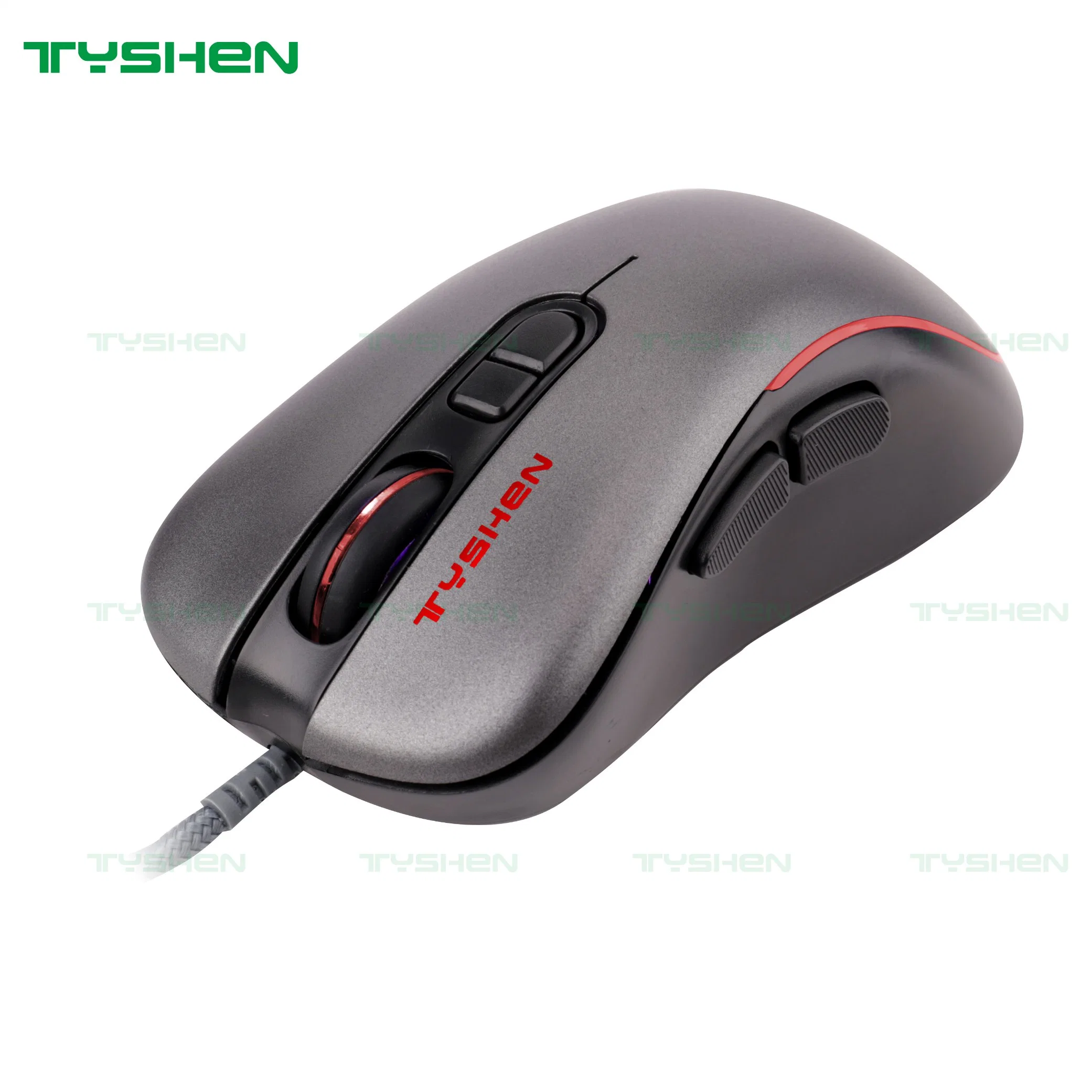 USB Port Computer Gaming Mouse, Matte UV Oil Grey Color, 3200 Dpi in Stock