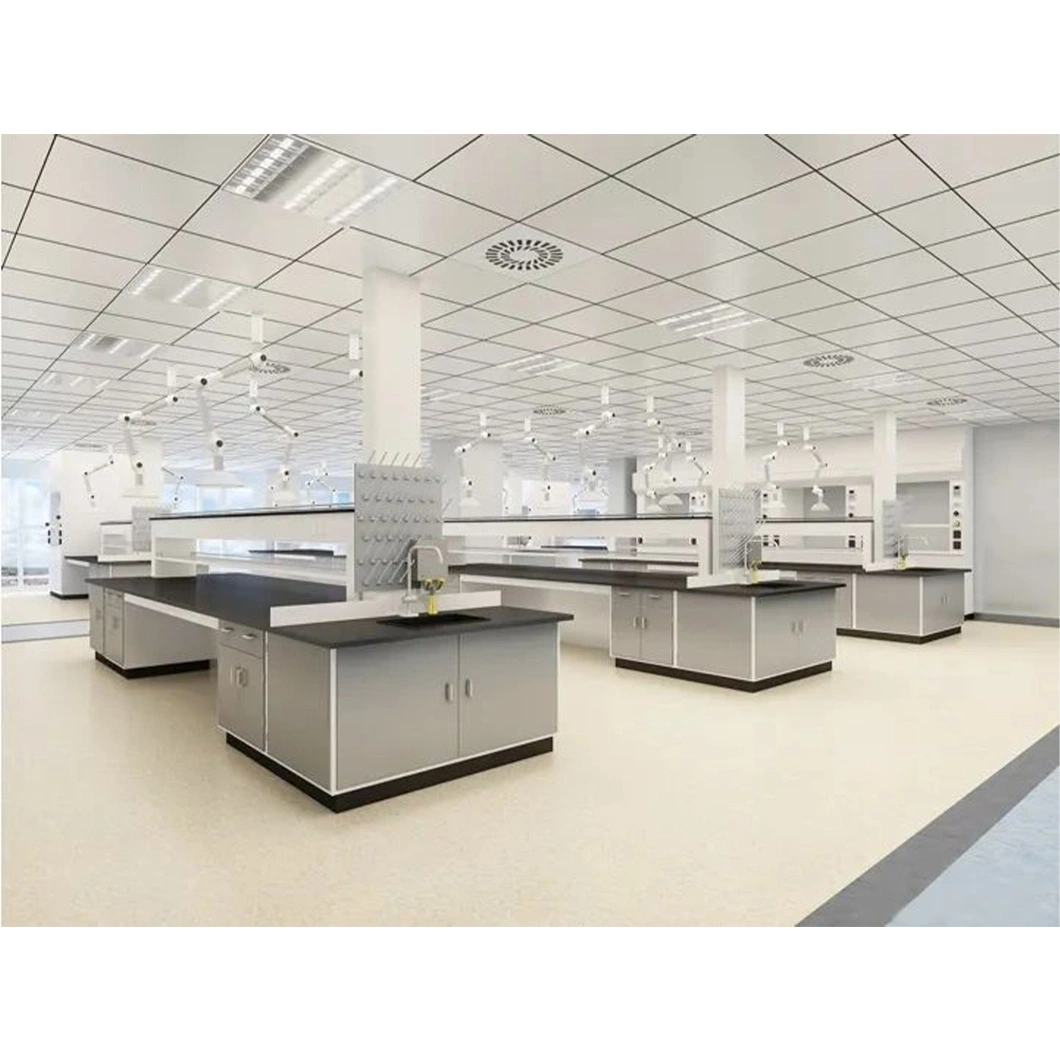 Les tables de laboratoire pour la résistance chimique des bancs de comptoir Mobilier de laboratoire en acier inoxydable