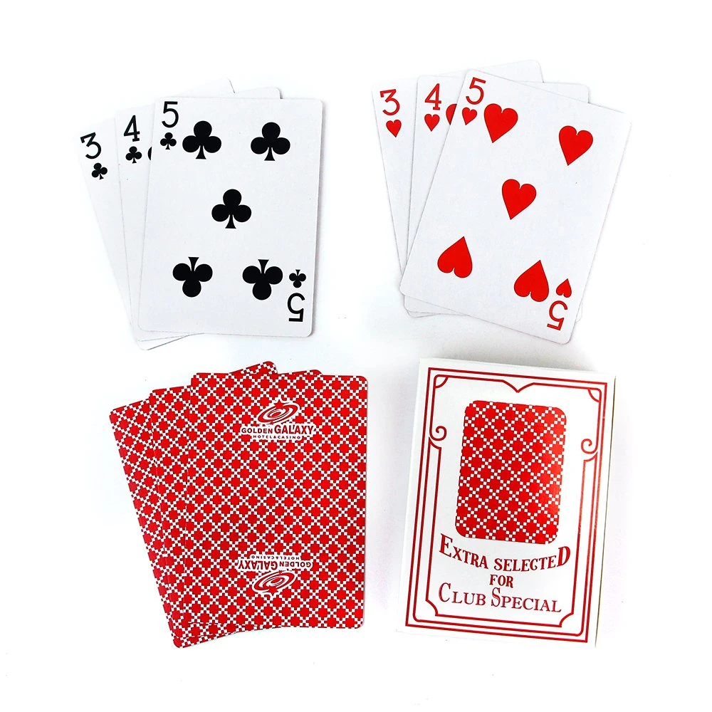 OEM Custom Printing Kunststoff Poker Karte Wasserdicht hohe Qualität spielen Karten