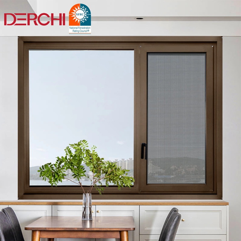 European Style Casement Windows Soundproof Design Double Glazed Insulated Aluminium Casement Windows